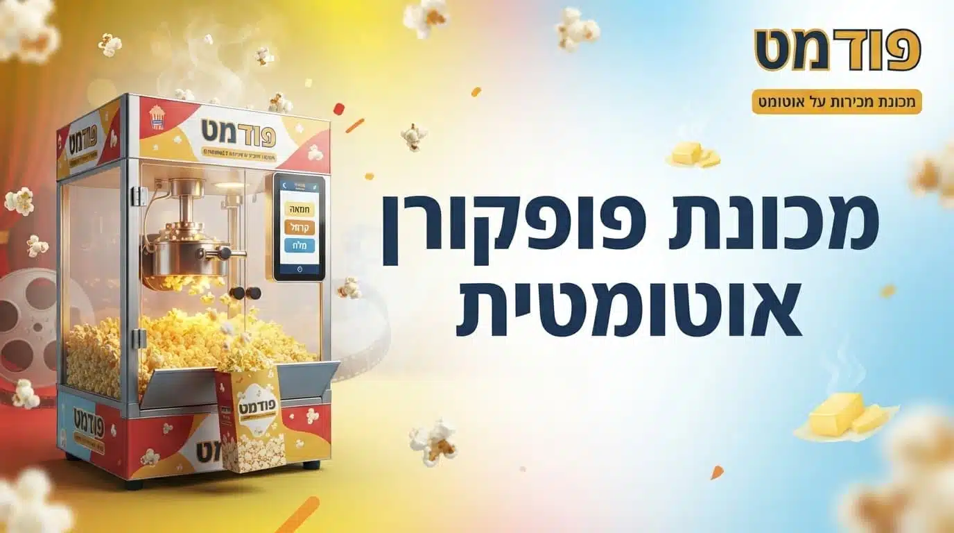 מכונת פופקורן אוטומטית
